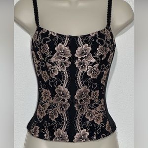 Soma black and pink bustier